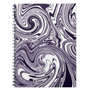 Purple Marble Notebook