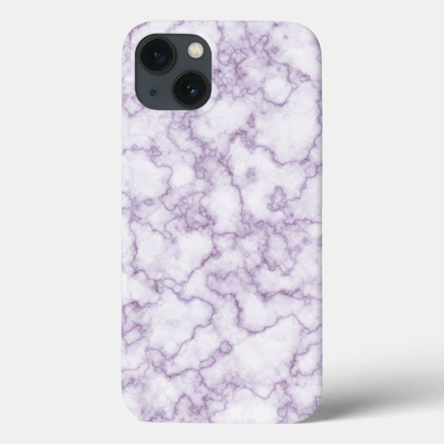 Purple Marble Pattern Case-Mate iPhone Case (Back)