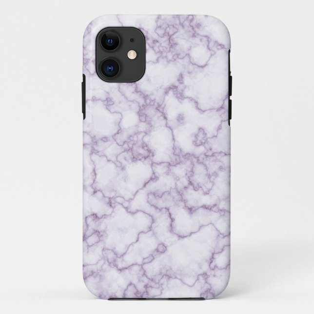 Purple Marble Pattern Case-Mate iPhone Case (Back)