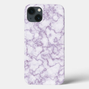 Purple Marble Pattern iPhone 13 Case