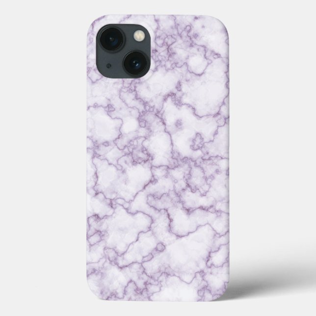 Purple Marble Pattern Case-Mate iPhone Case (Back)