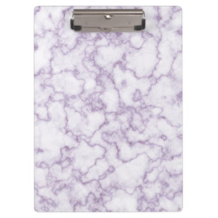 Purple Marble Pattern Clipboard