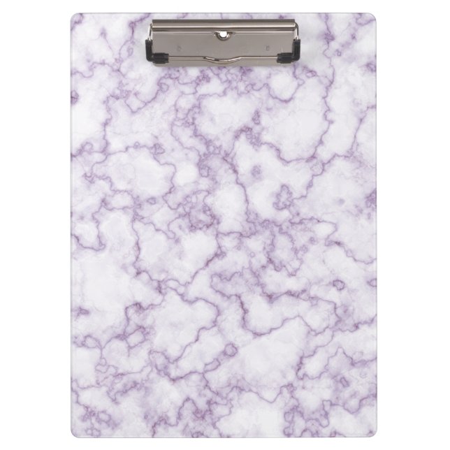 Purple Marble Pattern Clipboard (Front)
