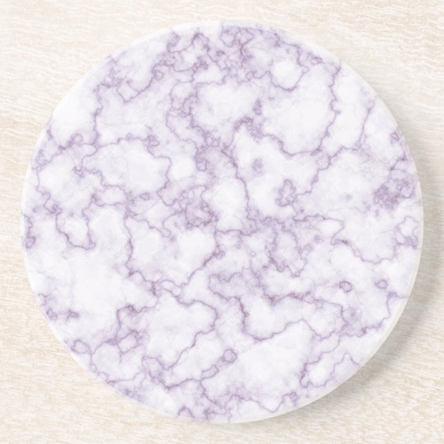 Purple Marble Pattern Coaster (Front)