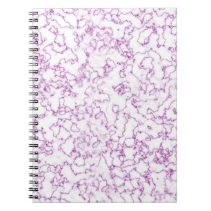 Purple marble pattern notebook