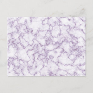 Purple Marble Pattern Postcard
