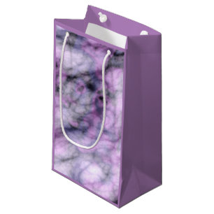 Purple Marble Small Gift Bag