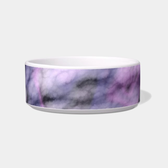 Purple Marbled Abstract Bowl (Left)