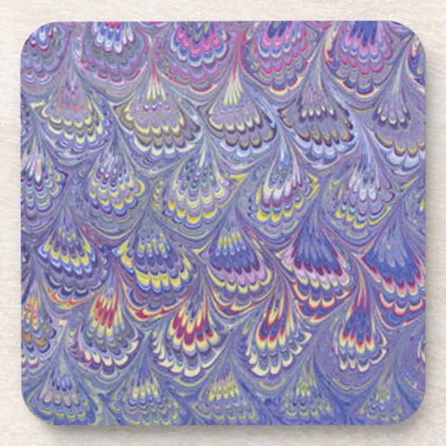 Purple Marbled Coaster (Front)