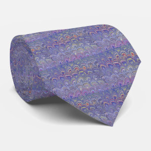 Purple Marbled Tie