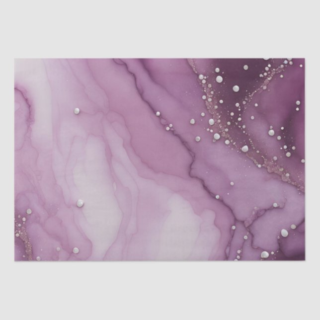 Purple Marbled Tissue Paper (Front)