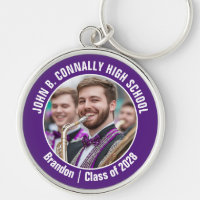 Purple Marching Band Photo High School Spirit