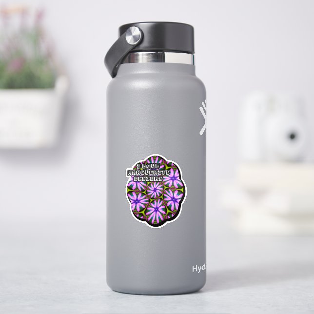 Purple Marguerite Patterns (HydroFlask)
