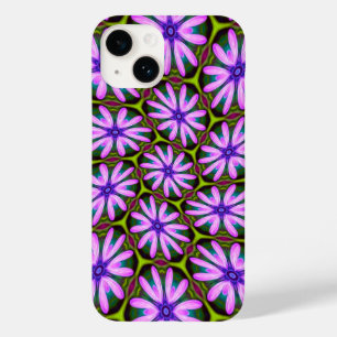Purple Marguerite Patterns Case-Mate iPhone 14 Case