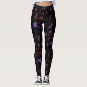 Purple/Maroon Multi...Arachnoiditis Leggings