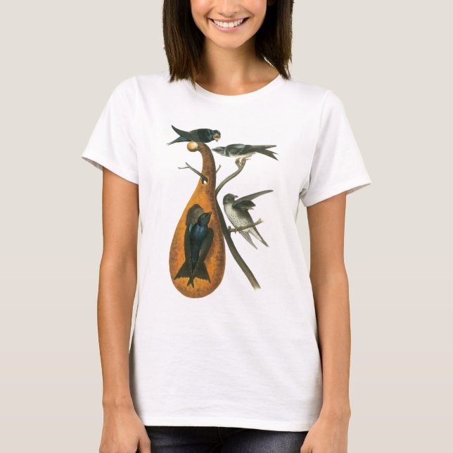 Purple Martin by Audubon T-Shirt (Front)