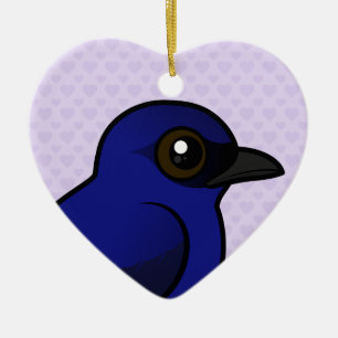 Purple Martin Ceramic Tree Decoration