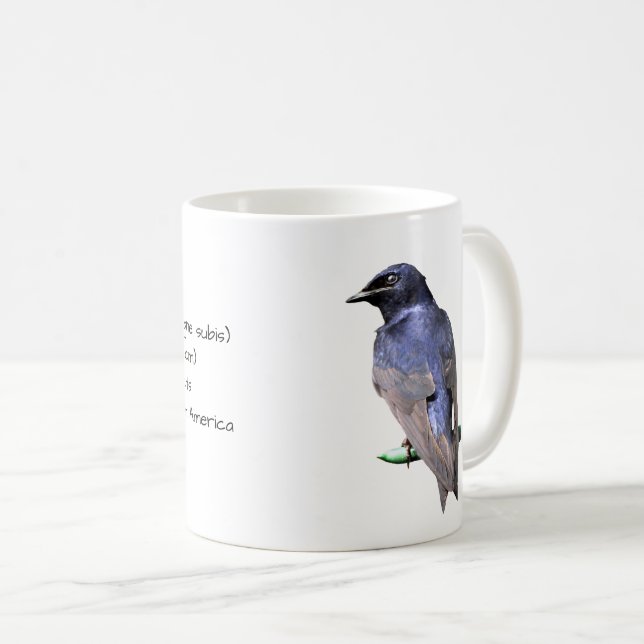 Purple Martin Coffee Mug (Front Right)