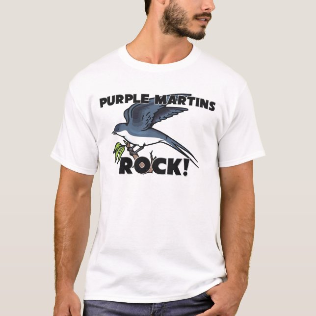 Purple Martins Rock T-Shirt (Front)