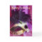 Purple Masquerade Mask Birthday Card