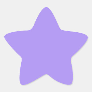 purple matte star sticker