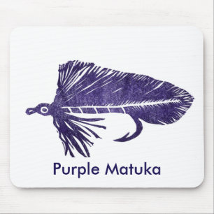 "Purple Matuka" Classic Trout Fly Mousepad