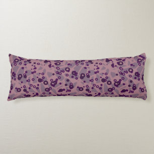 purple mauve geometric body cushion