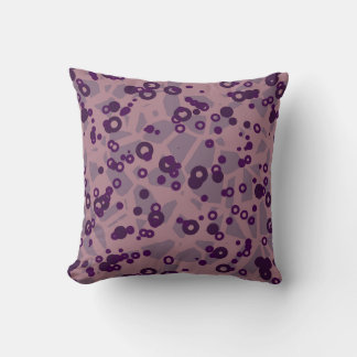 purple mauve geometric cushion