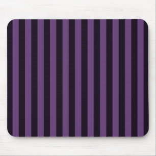 Purple Mauve Stripes Graphic Mouse Mat