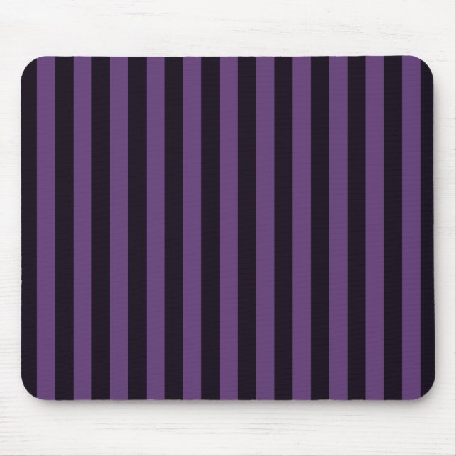 Purple Mauve Stripes Graphic Mouse Mat (Front)