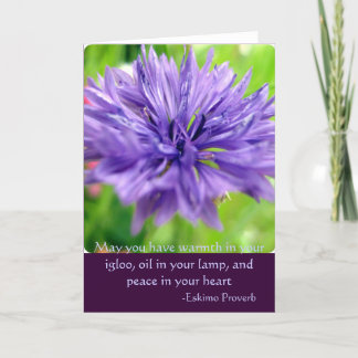 purple, May you have warmth in your igloo, oil ... Card