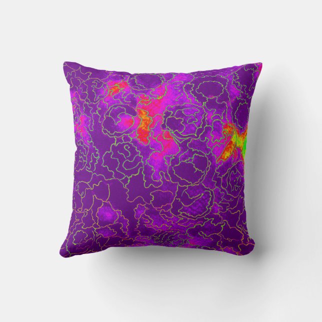Purple Maze Cushion (Back)