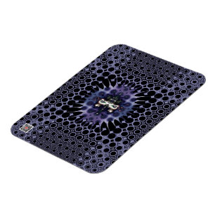 Purple Meditation Magnet