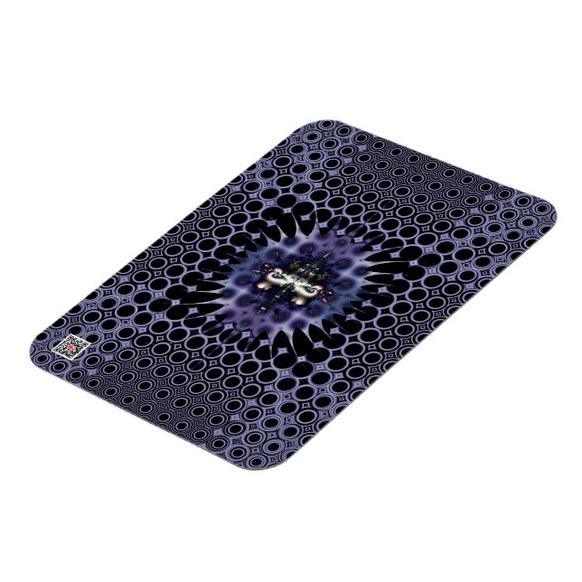 Purple Meditation Magnet (Left Side)