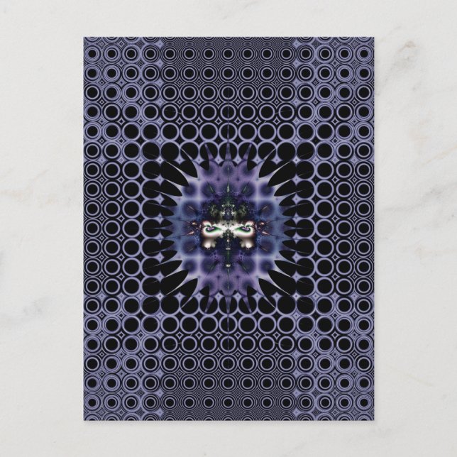 Purple Meditation Postcard (Front)