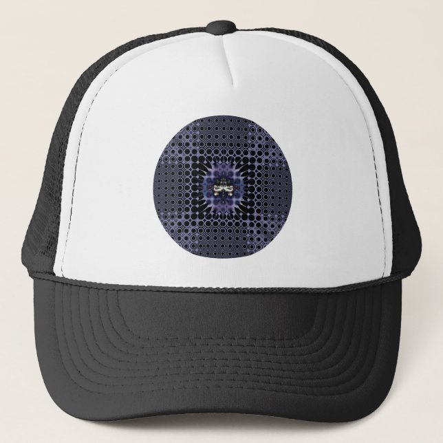 Purple Meditation Trucker Hat (Front)