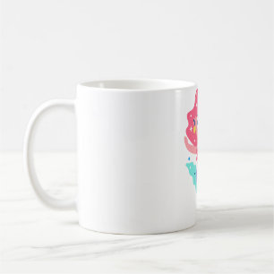 Purple mermaid coffee mug