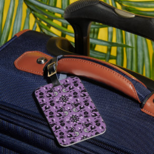 Purple Mermaid Fantasy Luggage Tag