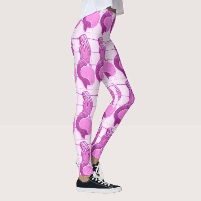 purple mermaid leggings (Right)