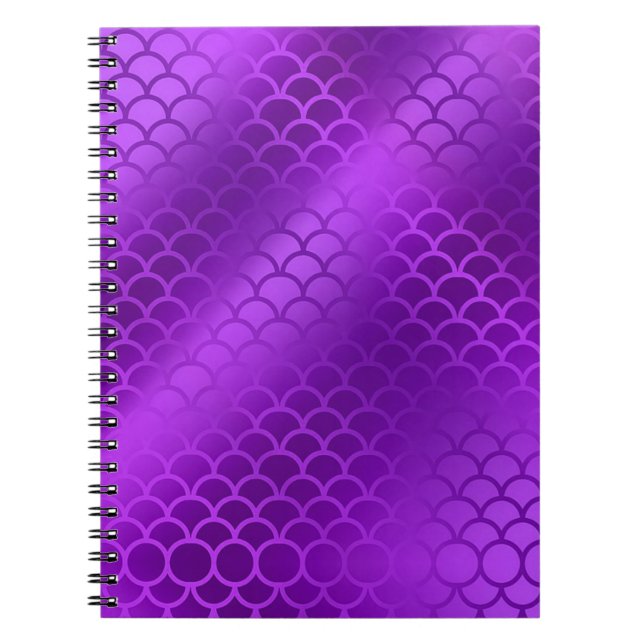 Purple mermaid notebook (Front)