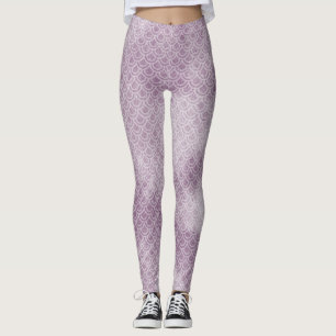 Purple Mermaid Scaly Legs Leggings