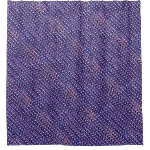 Purple Metal Chain mail Metallic Medieval Style Shower Curtain
