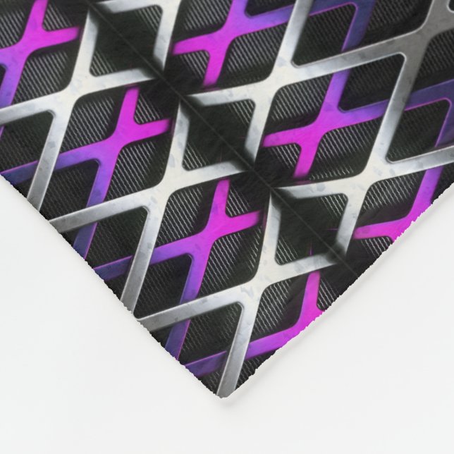 Purple Metal Mesh Pattern Blanket (Corner)