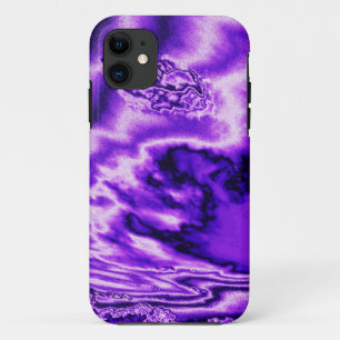 Purple metallic clouds iPhone 5 case