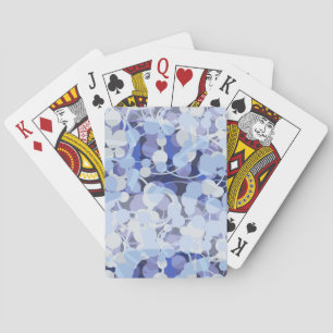 Purple Microbe Pattern Playing Cards