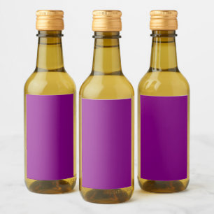 Purple Mini Wine Label