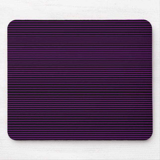 Purple minimal lines mouse mat (Front)