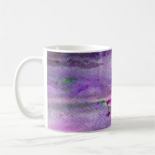 Purple Mist Design Monogram Mug