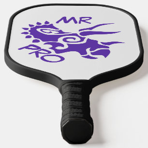 Purple Mister Pro Triceratops Skilled Ancient  Pickleball Paddle