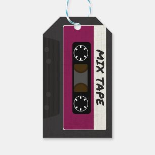 Purple Mix Tape - 80s And 90s Retro Inspired Gift Tags